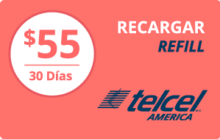 Telcel America Wireless $50