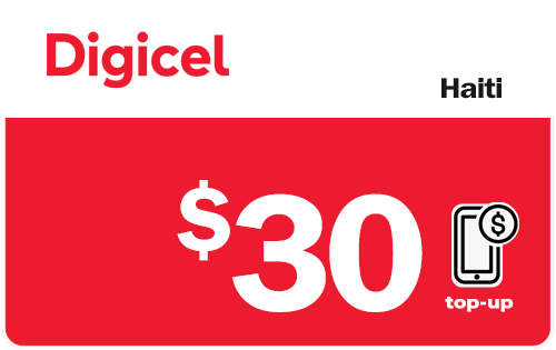Digicel Haiti 30 Top Up