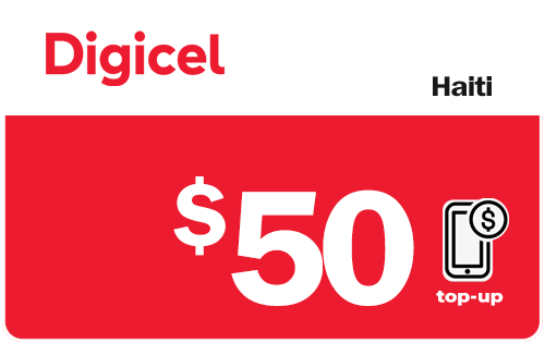 Digicel Haiti 50 Top Up